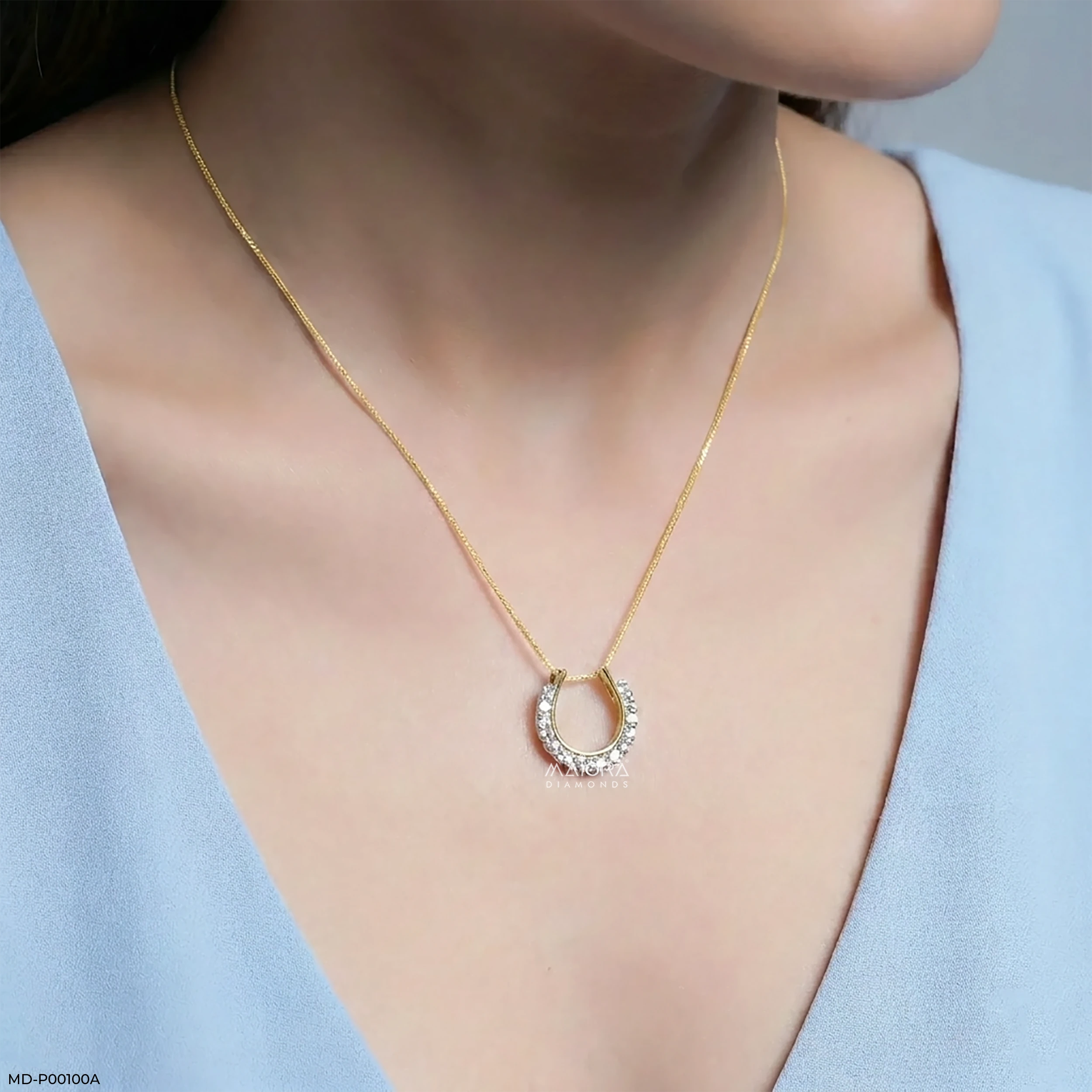 2.15 Carat Solitaire Detachable Lab Diamond Pendant