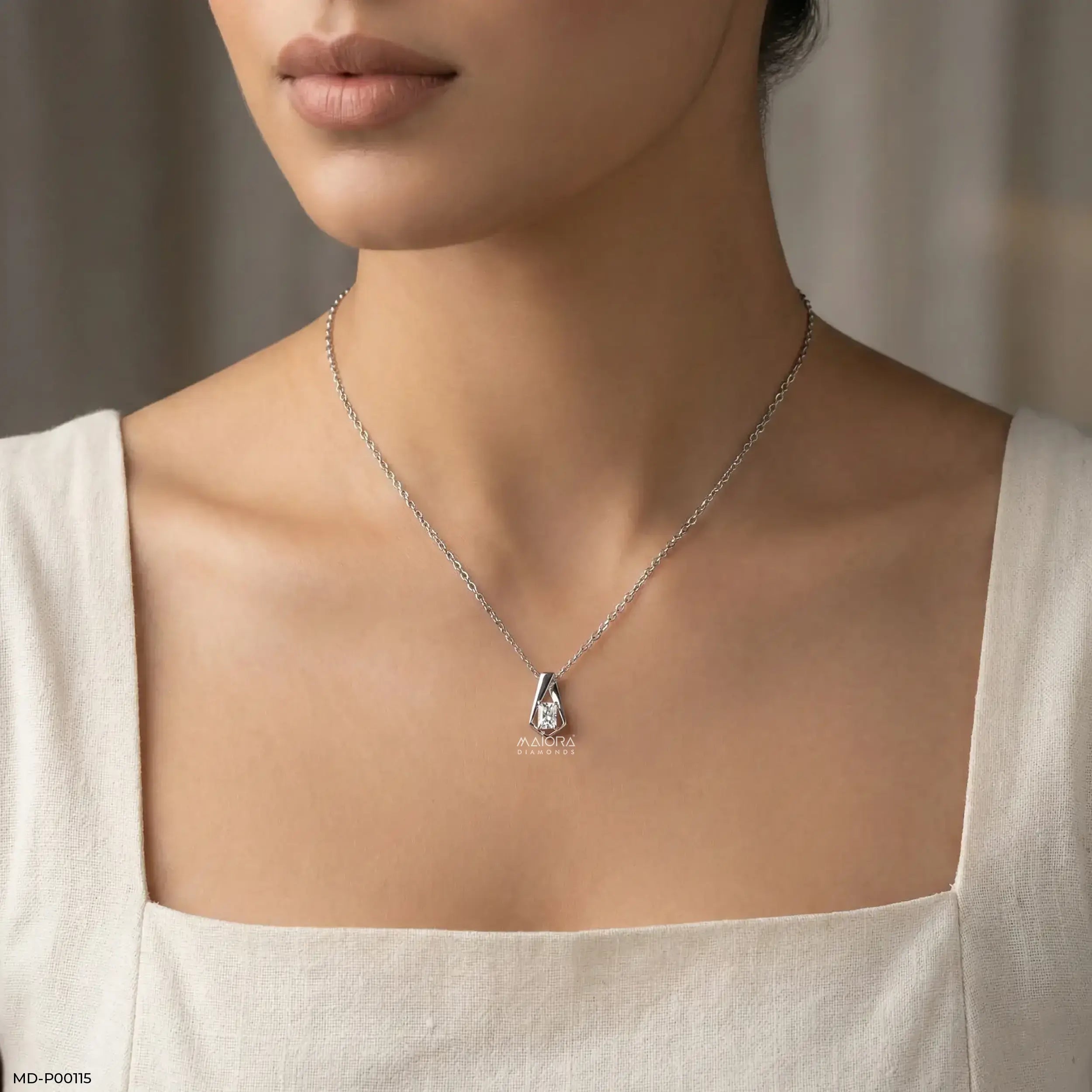 0.5 Carat Prism Elegance Pendants