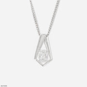 0.5 Carat Prism Elegance Pendants Platinum 950