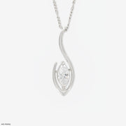 1 Carat Flame of Grace Pendants Platinum 950