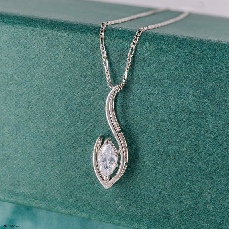 1 Carat Flame of Grace Pendants 14K Yellow Gold
