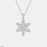 5.50 Carat Winter Bloom Pendants Platinum 950