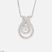 1.75 Carat Triple Dew Pendants Platinum 950