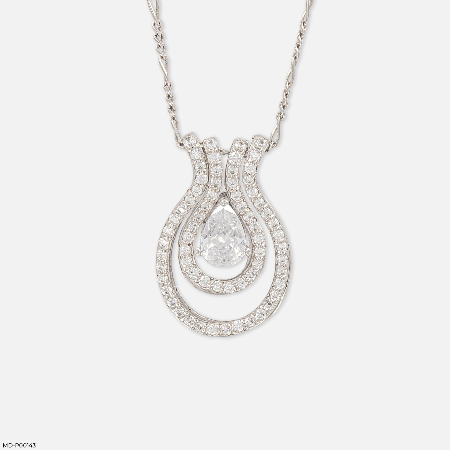 1.75 Carat Triple Dew Pendants 14K Yellow Gold