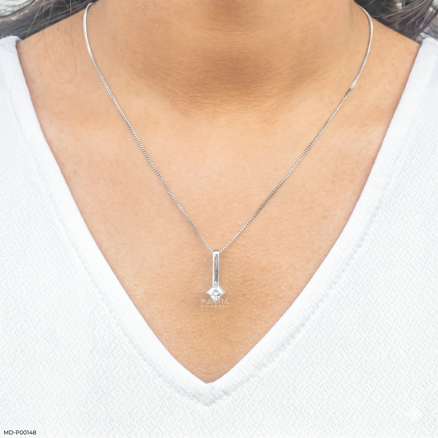 0.50 Carat Mode Pendants Platinum 950