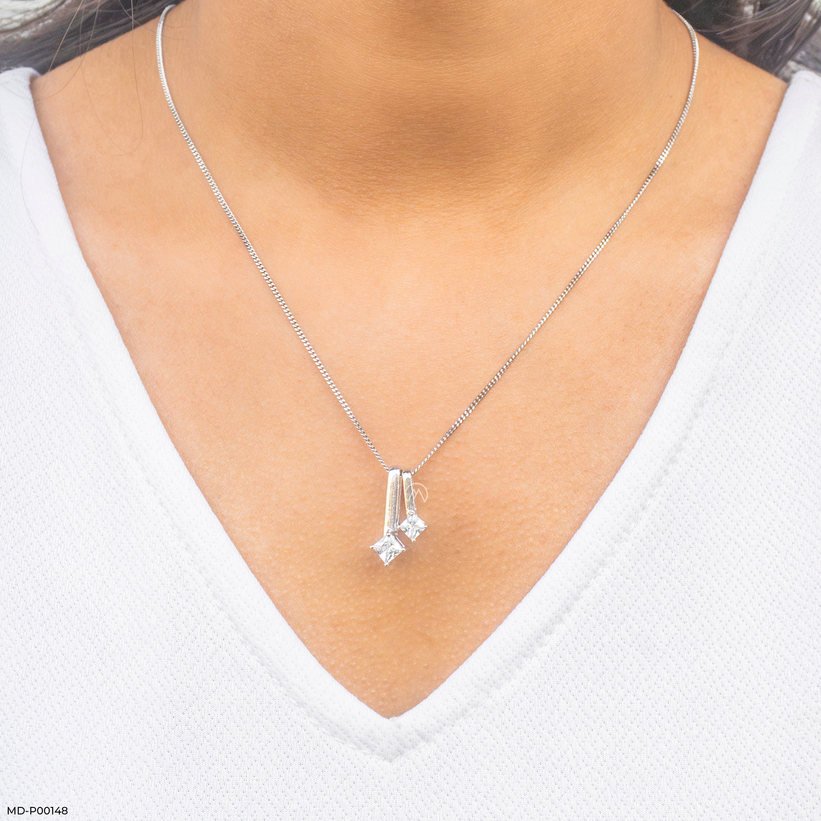 0.50 Carat Mode Pendants Platinum 950