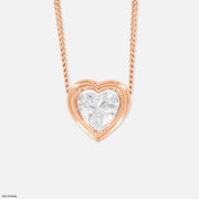 1 Carat Forever Mine Pendants 18K Rose Gold