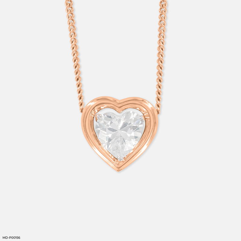 1 Carat Forever Mine Pendants 14K Yellow Gold