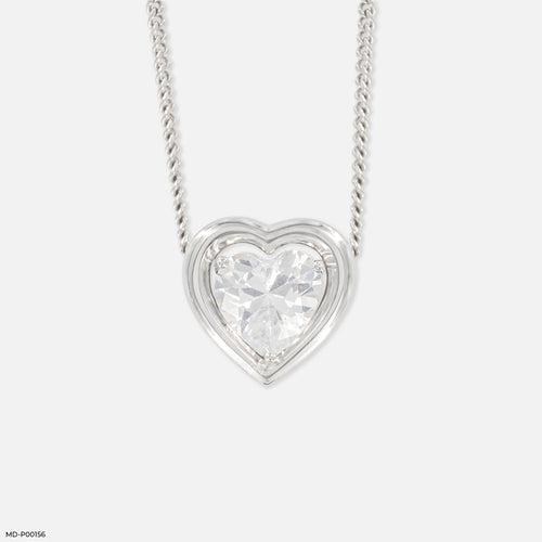 1 Carat Forever Mine Pendants 9K White Gold