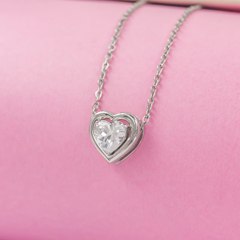 1 Carat Forever Mine Pendants 14K Yellow Gold
