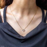 Willa Floret Diamond Pendant 18K Rose Gold