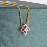 Willa Floret Diamond Pendant 18K Rose Gold
