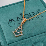 Grace Diamond Pendant 14K Rose Gold