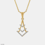 Grace Diamond Pendant 14K Rose Gold