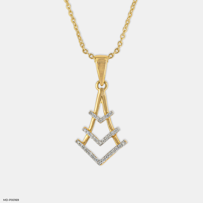 Grace Diamond Pendant 14K Rose Gold