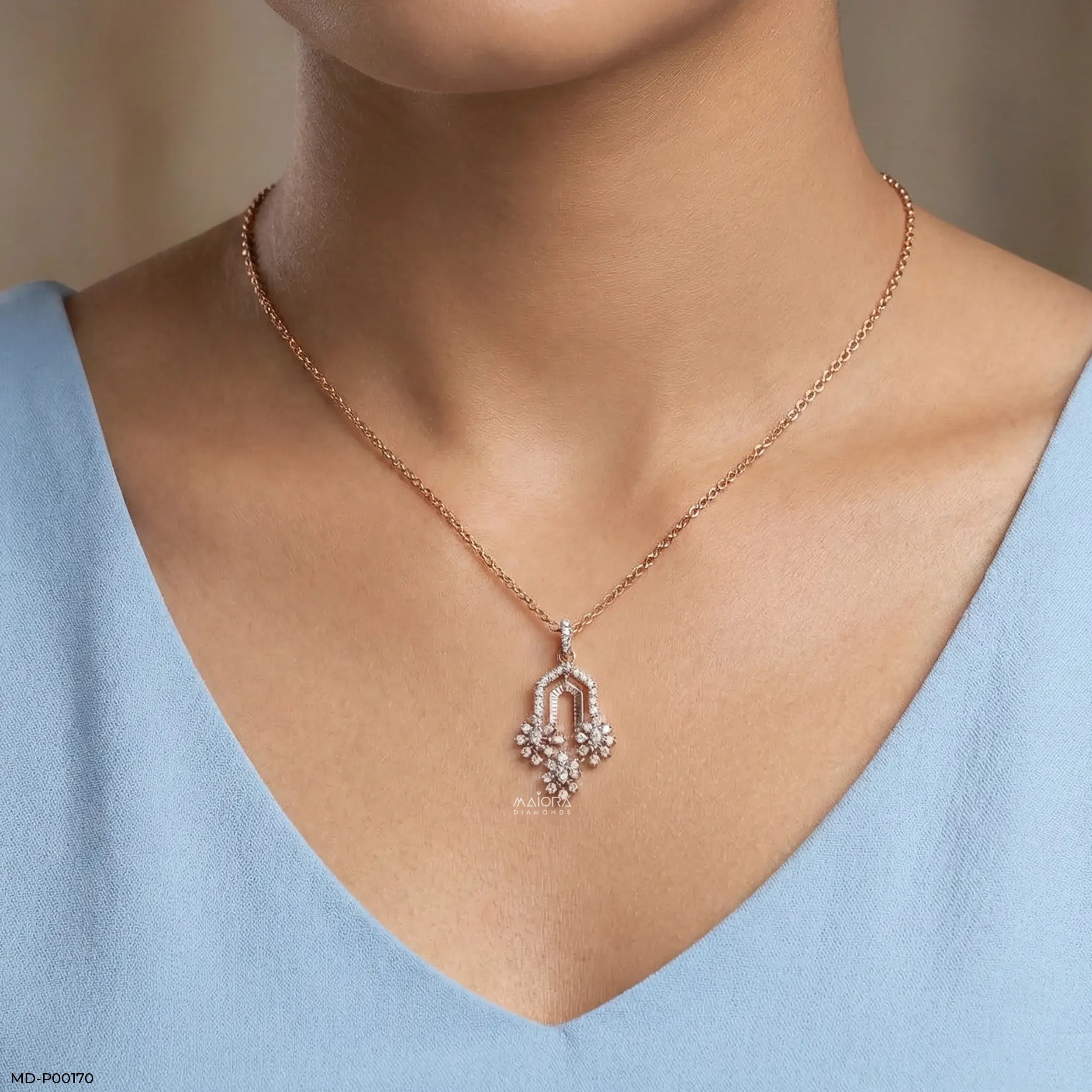 0.50 Carat Adorable Lab Diamond Pendant