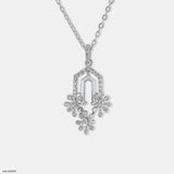 Adorable Diamond Pendant 14K White Gold