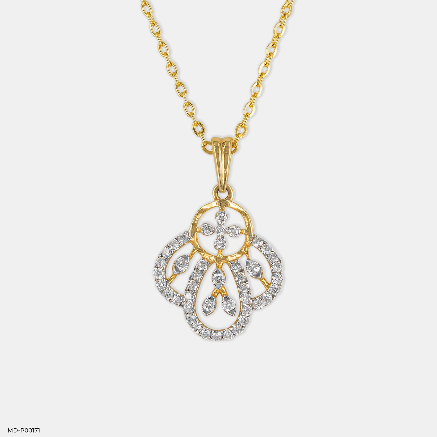 Floriferous Diamond Pendant 14K Rose Gold