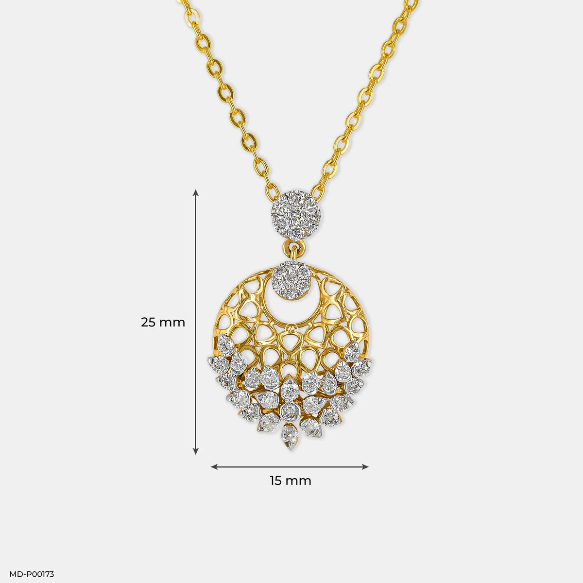 0.75 Carat Aroma Lab Diamond Pendant