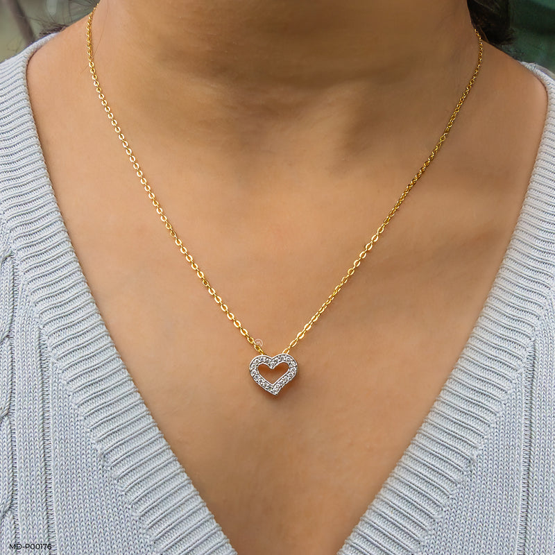 Embrace Diamond Pendant 14K Rose Gold