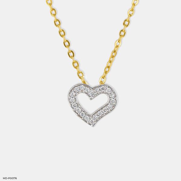 Embrace Diamond Pendant 14K Yellow Gold