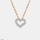 Embrace Diamond Pendant 14K Rose Gold