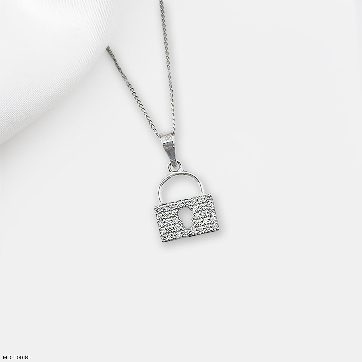 Lock Diamond Pendant