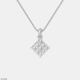 Celestia Tile Pendant 14K Rose Gold