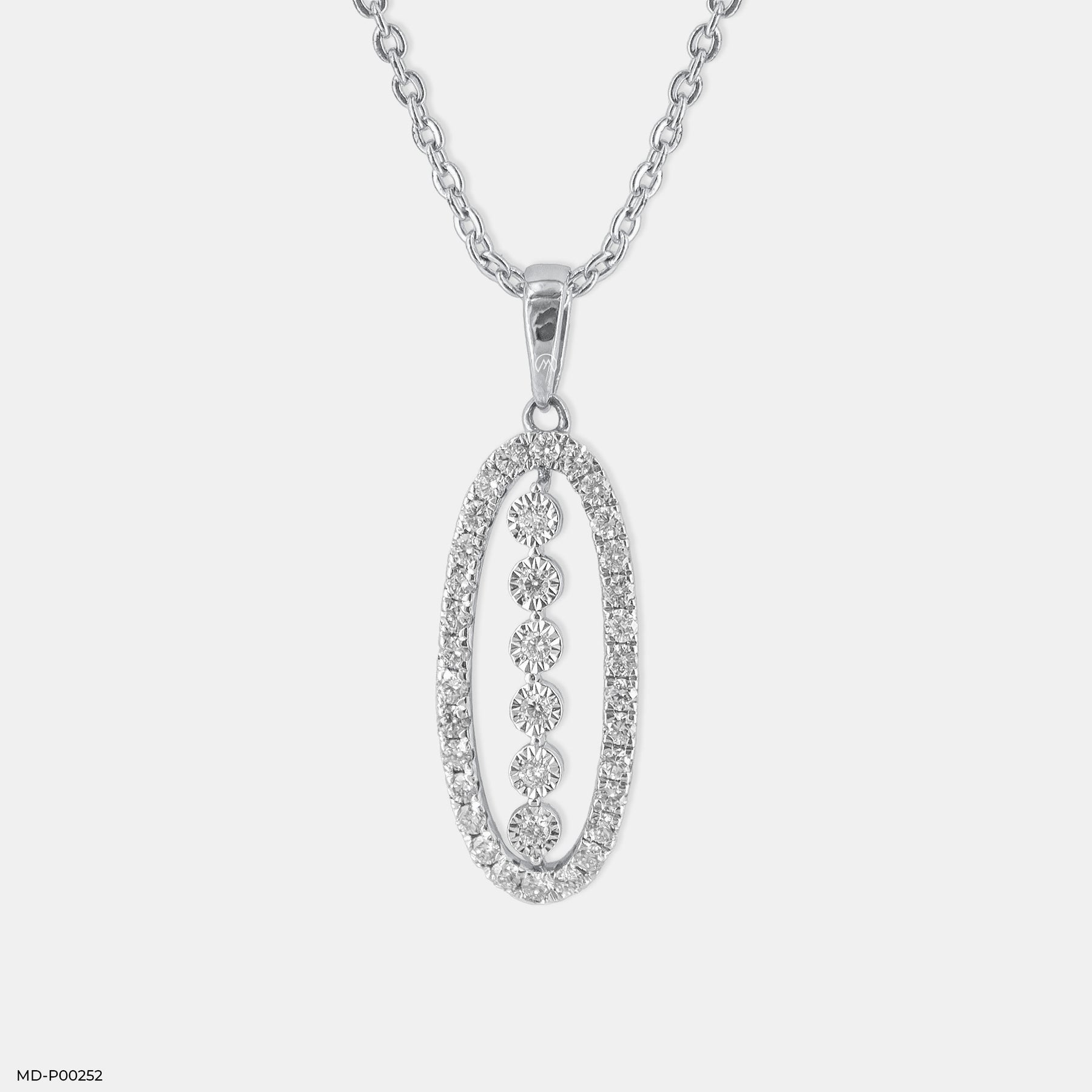 The Old-World Charm Diamond Pendant 14K Yellow Gold