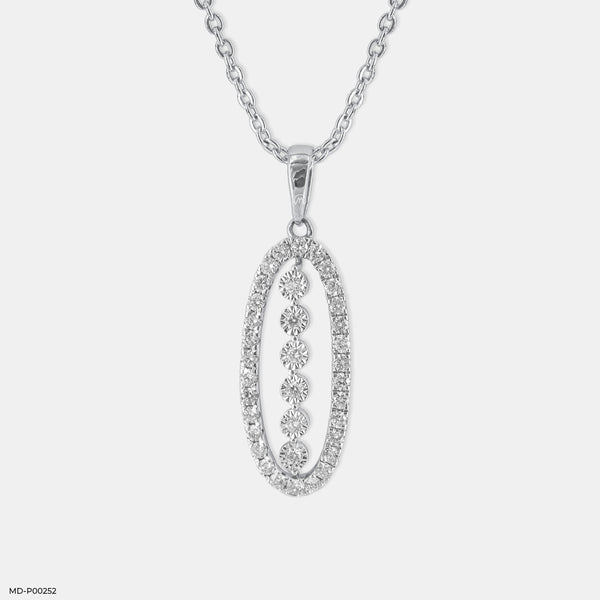 The Old-World Charm Diamond Pendant Platinum 950