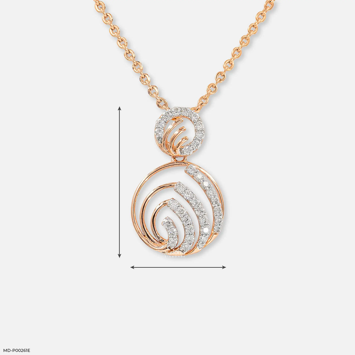 0.30 Carat Minimal Lab Diamond Pendant