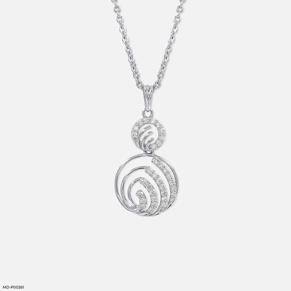 Minimal Diamond Pendant Platinum 950