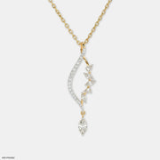 1 Carat Opulent Glow Diamond Pendant 9K Yellow Gold