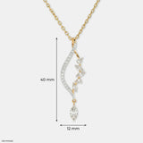 1 Carat Opulent Glow Diamond Pendant 9K Yellow Gold