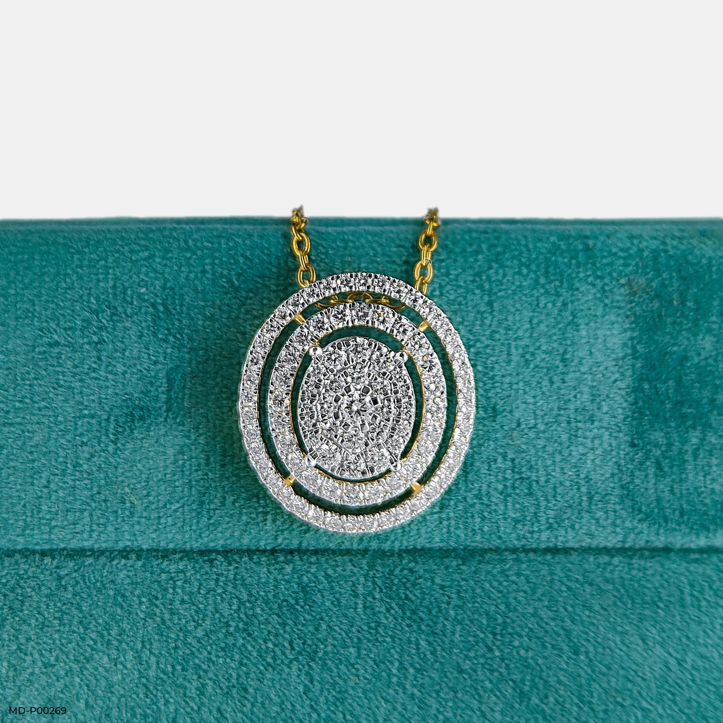 Bold and Beautiful Diamond Pendants 14K White Gold