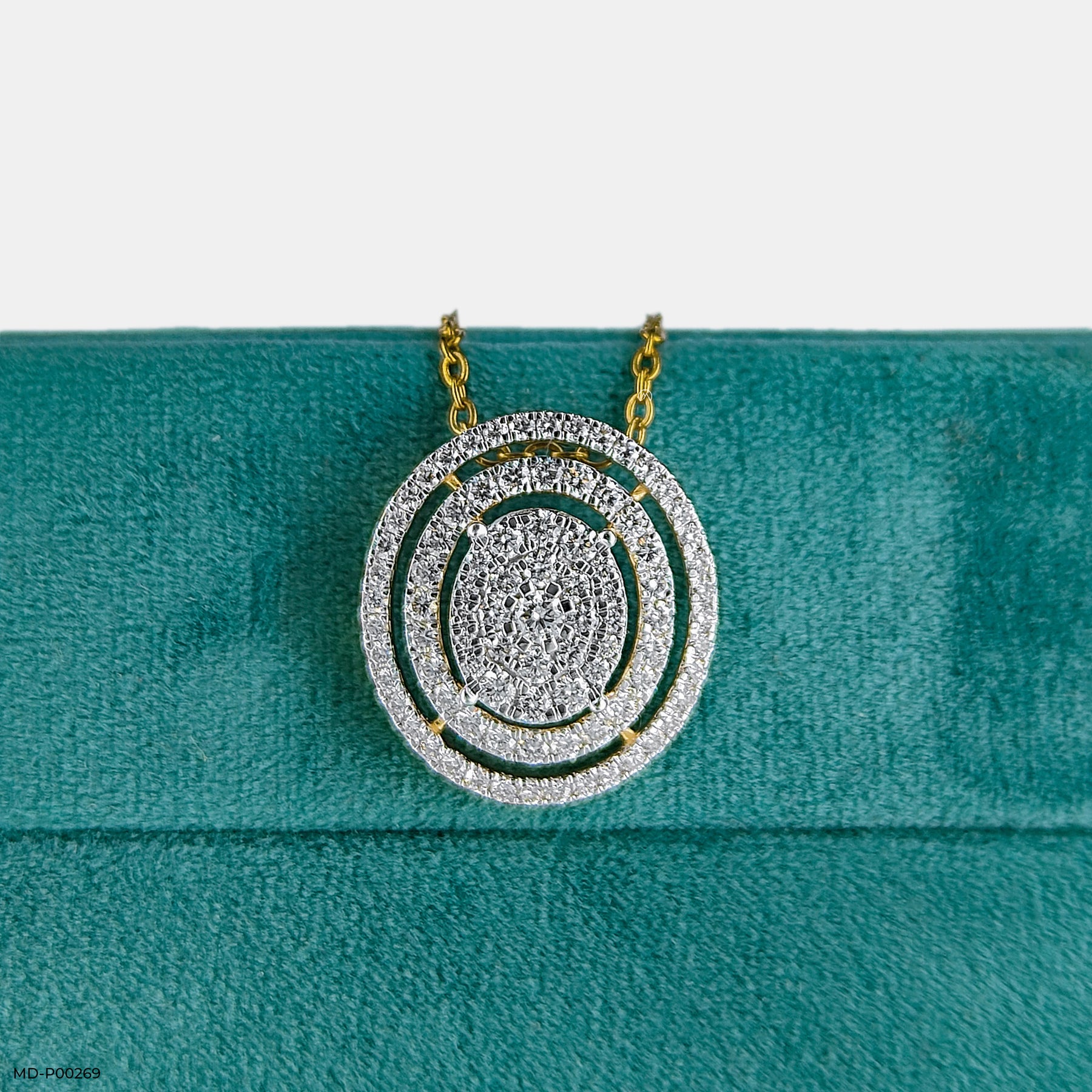 Bold and Beautiful Diamond Pendants 14K Yellow Gold