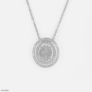 Bold and Beautiful Diamond Pendants 14K White Gold