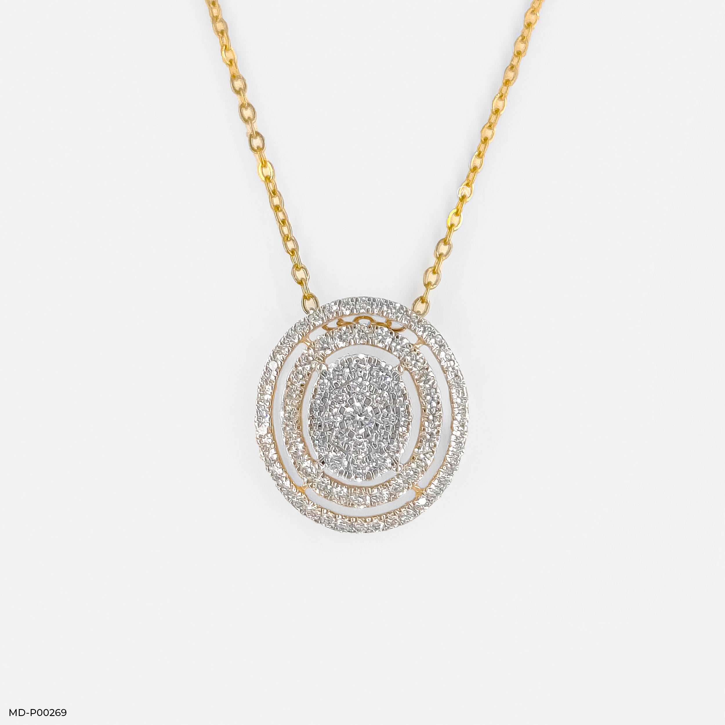 Bold and Beautiful Diamond Pendants 9K Yellow Gold