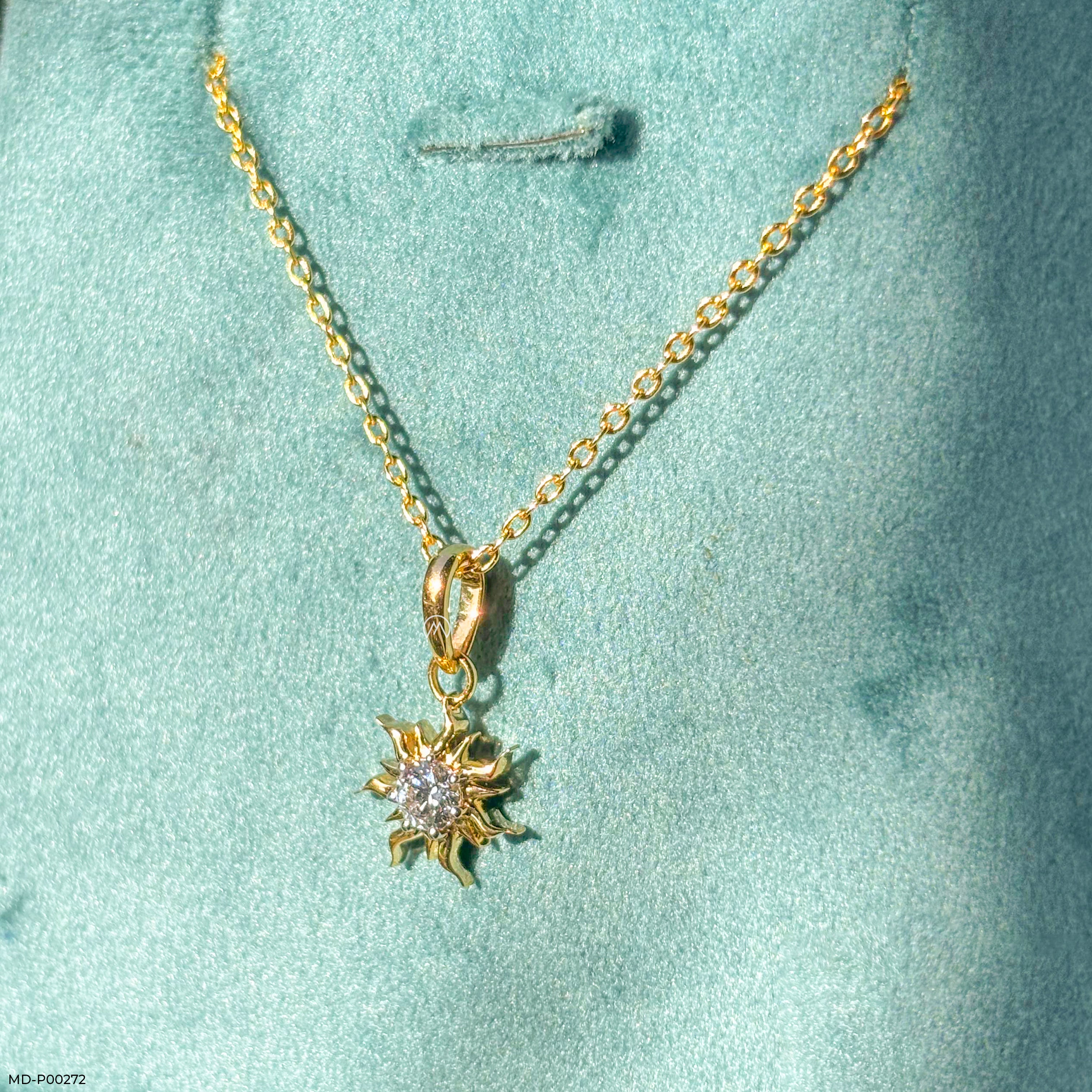 Sunrise Diamond Pendants