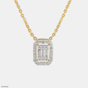 Harmony Shpere Diamond Pendant 14K Yellow Gold