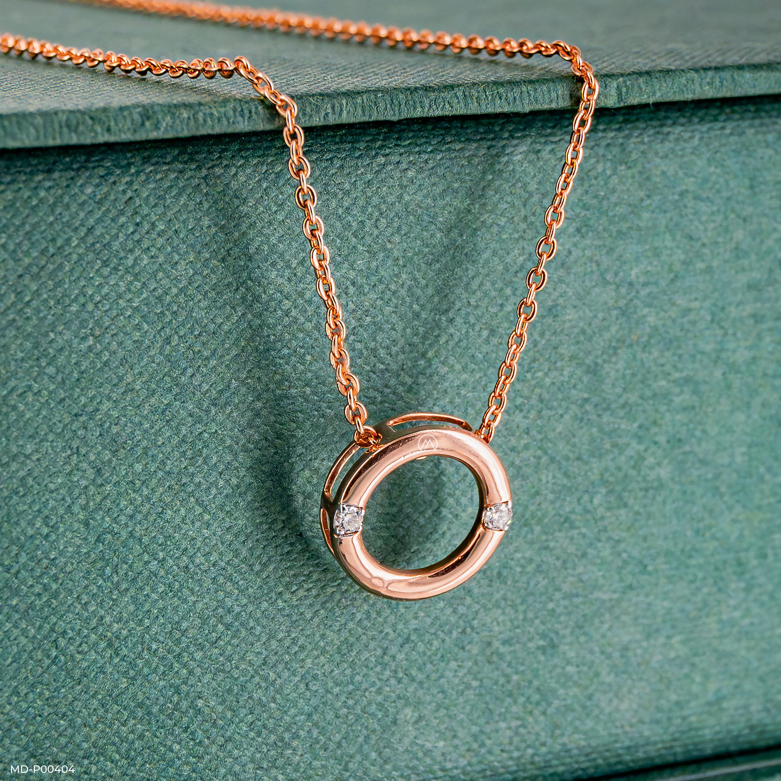 Cartier Trinity Diamond Pendant 9K Rose Gold