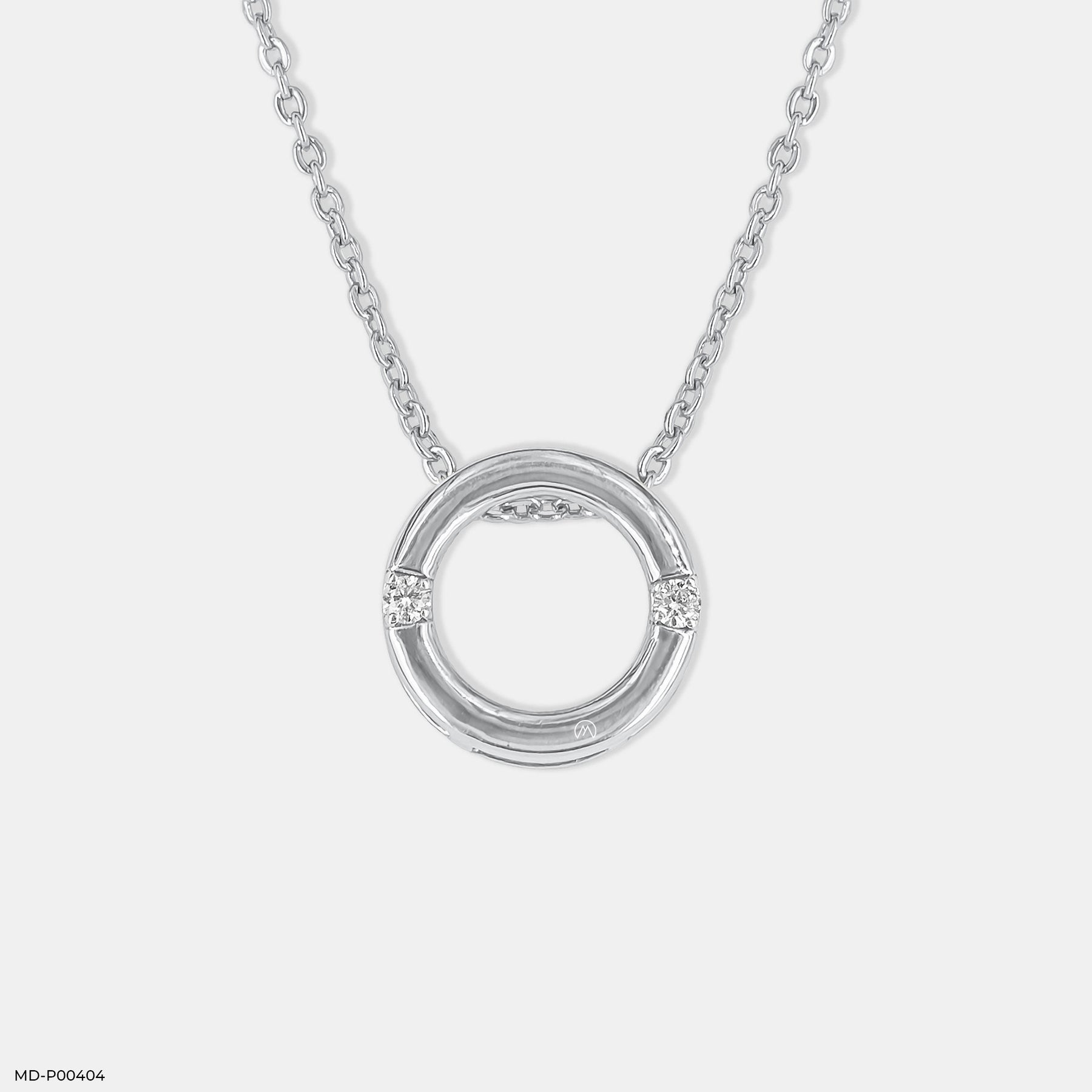 Cartier Trinity Diamond Pendant 14K White Gold