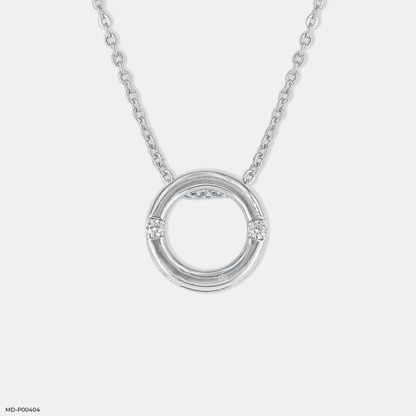 Cartier Trinity Diamond Pendant 18K White Gold