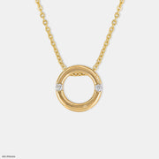 Cartier Trinity Diamond Pendant 14K Yellow Gold