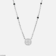 Veda Halo Diamond Mangalsutra Platinum 950
