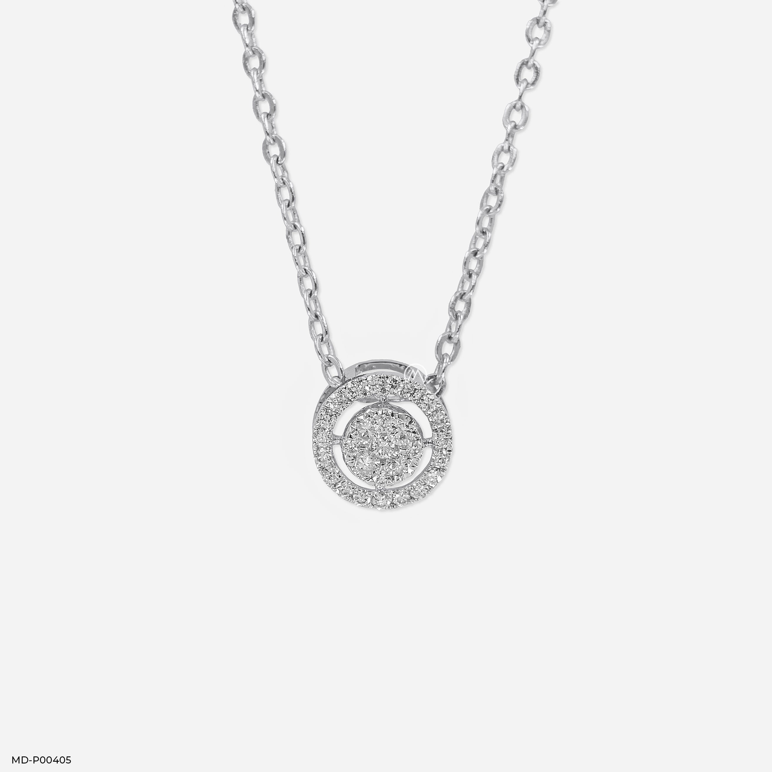 Ballerinas Diamond Pendant 9K Yellow Gold