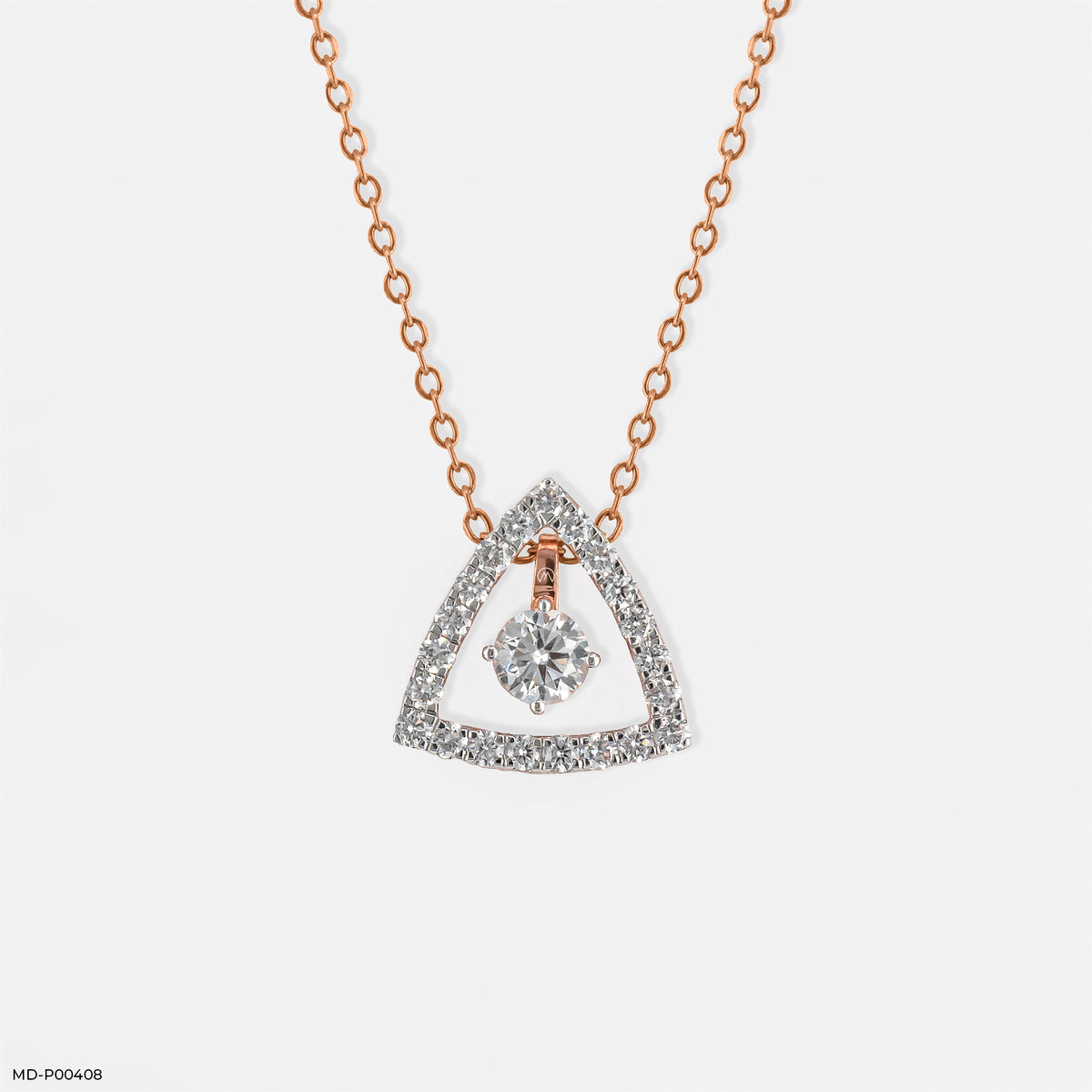 0.50 Carat Round Solitaire 3 In 1 Detachable Pendant