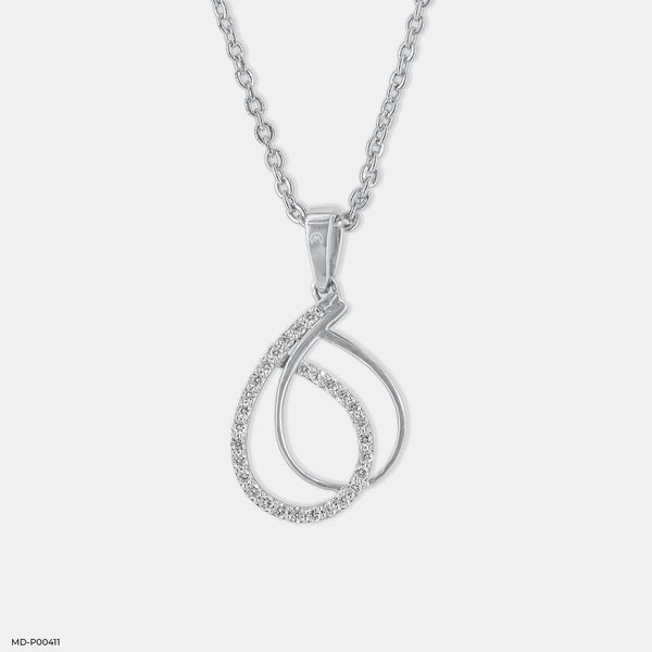 Autumn Leaves Diamond Pendant Platinum 950