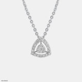 Trilogy Diamond Pendant 14K Rose Gold