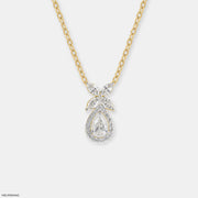0.95 Carat Majestic Marquise Lab Diamond Pendant